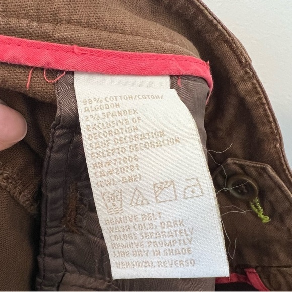 Tommy Hilfiger Brown Cropped Capri Pants - Picture 4 of 4